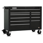 Proto® 550E 50" Front Facing Power Workstation w/ USB - 10 Drawer, Gloss Black - Exact Industrial Supply