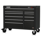 Proto® 550E 50" Power Workstation - 10 Drawer, Gloss Black - Exact Industrial Supply