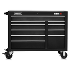 Proto® 550S 50" Workstation - 10 Drawer, Gloss Black - Exact Industrial Supply