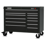 Proto® 550S 50" Workstation - 12 Drawer, Gloss Black - Exact Industrial Supply