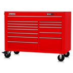 Proto® 550S 57" Workstation - 13 Drawer, Gloss Red - Exact Industrial Supply