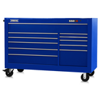 Proto® 550S 66" Workstation - 11 Drawer, Gloss Blue - Exact Industrial Supply