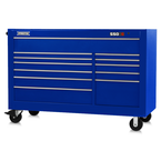Proto® 550S 66" Workstation - 12 Drawer, Gloss Blue - Exact Industrial Supply