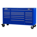 Proto® 550S 67" Workstation - 20 Drawer, Gloss Blue - Exact Industrial Supply