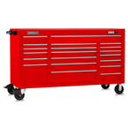 Proto® 550S 67" Workstation - 20 Drawer, Gloss Red - Exact Industrial Supply