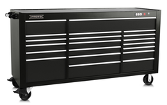 Proto® 550S 78" Workstation - 20 Drawer, Gloss Black - Exact Industrial Supply
