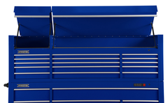 Proto® 550S 88" Top Chest - 15 Drawer, Gloss Blue - Exact Industrial Supply