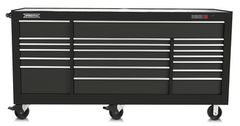 Proto® 550S 88" Workstation - 18 Drawer, Dual Black - Exact Industrial Supply