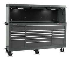 Proto® 550S 88" Workstation - 20 Drawer, Gloss Red - Exact Industrial Supply