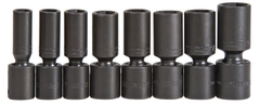 Proto® 1/2" Drive 8 Piece Deep Universal Impact Socket Set - 6 Point - Exact Industrial Supply