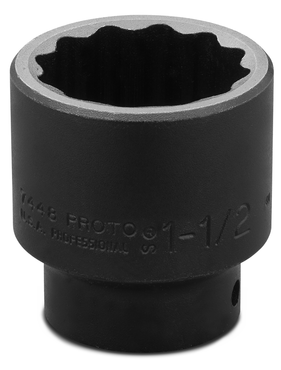 Proto® 1/2" Drive Impact Socket 1-1/2" - 12 Point - Exact Industrial Supply