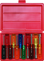 Proto® 11 Piece Fractional Nut Driver Set - Exact Industrial Supply