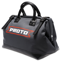 Proto® Extra Heavy Duty Polyester Leather Reinforced Tool Bag - 18" - Exact Industrial Supply