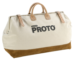 Proto® Extra Heavy Duty Polyester Leather Reinforced Tool Bag - 24" - Exact Industrial Supply