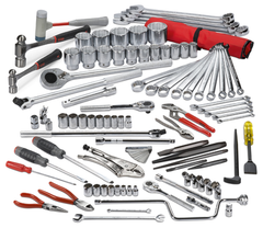 Proto® 92 Piece Heavy Equipment Set With Top Chest J442719-8RD - Exact Industrial Supply