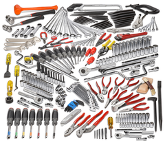 Proto® 229 Piece Metric Intermediate Set With Top Chest J442719-10RD-D - Exact Industrial Supply