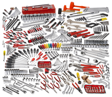 Proto® 400 Piece Advanced Maintenance Tool Set With Roller Cabinet J442742-8RD and Top Chest J442719-12RD-D - Exact Industrial Supply