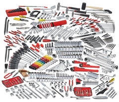 Proto® 411 Piece Advanced Maintenance Tool Set With Roller Cabinet J442735-7RD and Top Chest J442719-10RD-D - Exact Industrial Supply