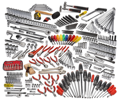 Proto® 334 Piece Master Advanced Maintenance Set With Roller Cabinet J553441-8SG - Exact Industrial Supply