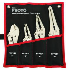 Proto® 4 Piece Locking Hose Clamp Pliers Set - Exact Industrial Supply