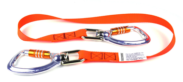 Proto® Web Lanyard With 2 Triple Lock Carabiners - 40 lb. - Exact Industrial Supply