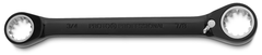 Proto® Black Chrome Double Box Reversible Ratcheting Wrench 3/4" x 7/8" - Spline - Exact Industrial Supply