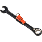 Proto® Tether-Ready Black Chrome Combination Reversible Ratcheting Wrench 11/16" - Spline - Exact Industrial Supply