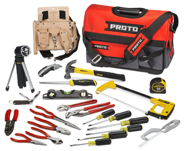 Proto® 25 Piece Electrician's Tool Set - Exact Industrial Supply