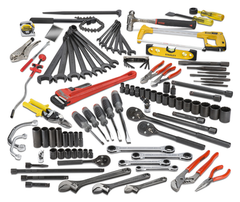 Proto® 107 Piece Railroad Pipe Fitter's Set With Tool Box - Exact Industrial Supply