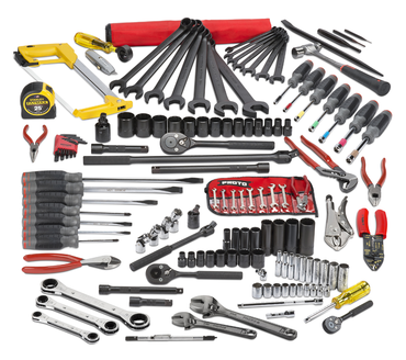 Proto® 141 Piece Railroad Electrician's Set With Tool Box - Exact Industrial Supply