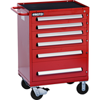 Proto® 460 Series Roller Cabinet - 6 Drawer, Red - Exact Industrial Supply