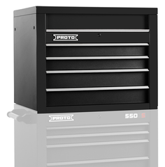 Proto® 550S 34" Top Chest - 4 Drawer, Dual Black - Exact Industrial Supply