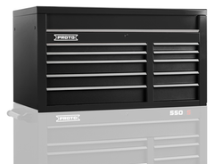 Proto® 550S 50" Top Chest - 10 Drawer, Dual Black - Exact Industrial Supply