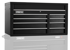 Proto® 550S 50" Top Chest - 8 Drawer, Dual Black - Exact Industrial Supply
