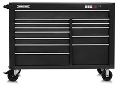 Proto® 550S 57" Workstation - 13 Drawer, Dual Black - Exact Industrial Supply