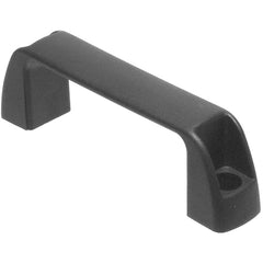 Model 71162, Plastic Bridge Top Mount Pull Handle, 5.20″ Mounting Centers, 5/16″ Mount Hole, Matte Black Color - Exact Industrial Supply