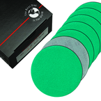 5" - 180 Grit PSA - Q711T Film - Disc on Roll - DOR - Premium - Exact Industrial Supply