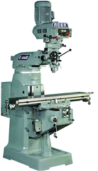 Electronic Variable Speed Vertical Mill UL - R-8 Spindle - 9 x 49'' Table Size - 3HP - 3PH - 220V Motor - Exact Industrial Supply
