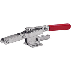 375 lbs Solid Hook Flanged Base Latch Clamp - Exact Industrial Supply