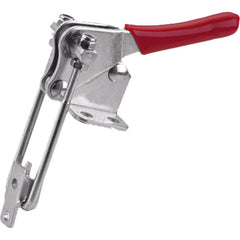 1000 lbs Vertical U-Hook Flanged Base Latch Clamp - Exact Industrial Supply