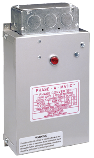 Heavy Duty Static Phase Converter - #PAM-100HD; 1/3 to 3/4HP - Exact Industrial Supply