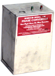 Heavy Duty Static Phase Converter - #3200; 3/4 to 1-1/2HP - Exact Industrial Supply
