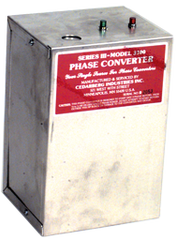 Heavy Duty Static Phase Converter - #3200; 3/4 to 1-1/2HP - Exact Industrial Supply