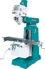 Vertical Mill - R-8 Spindle - 9 x 49'' Table Size - 3HP Motor - Exact Industrial Supply