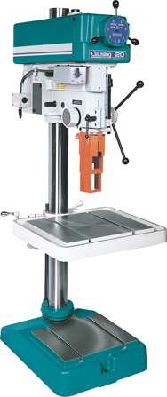 2277 Variable Speed Floor Model Drill Press - 20'' Swing; 1-1/2HP, 3PH, 440V Motor - Exact Industrial Supply