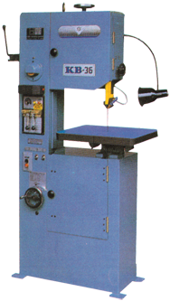 Vertical Bandsaw - #KB361; 8 x 14'' Capacity; 1HP, 1PH, 115V Motor - Exact Industrial Supply