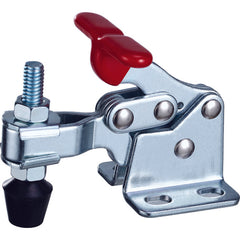 350 lbs U-Bar Flanged Base Horizontal Hold-Down Clamp - Exact Industrial Supply