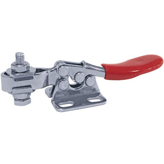 60 lbs U-Bar Flanged Base Stainless Steel Horizontal Hold-Down Clamp - Exact Industrial Supply