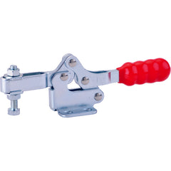 150 lbs Flanged Base U-Bar Low Profile Horizontal Toggle Clamp - Exact Industrial Supply