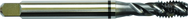 M16x2.0 D7 3 Flute Spiral Flute Semi-Bottoming Black Ring Tap-TICN - Exact Industrial Supply